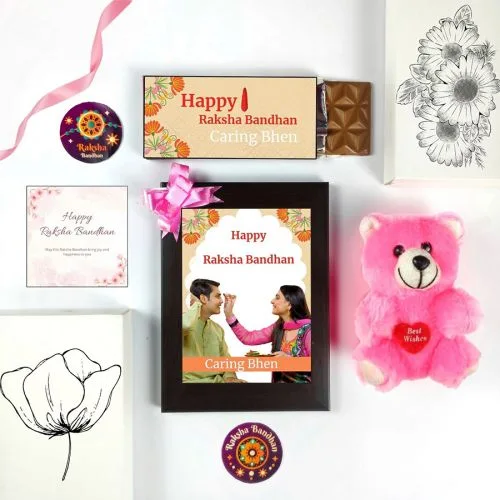 Caring Behen Rakhi Gift Combo