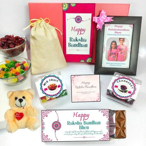 Cute  N  Tasty Rakhi Gift Set