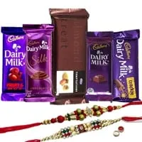 Cadburys Chocolates Hamper with Rakhi