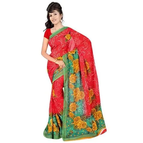 Trendsetting Suredeal Georgette Saree for Lovely Women