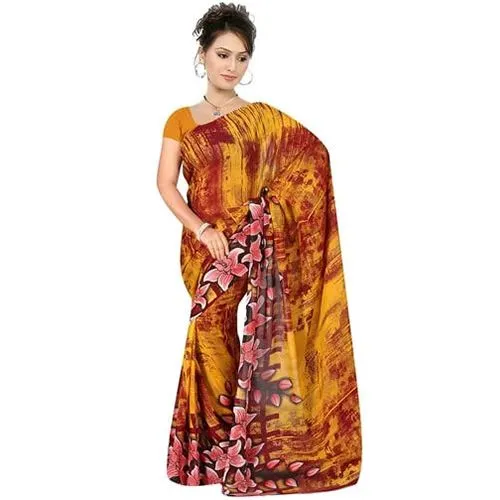 Ravishing Womens Georgette Saree from Suredeal