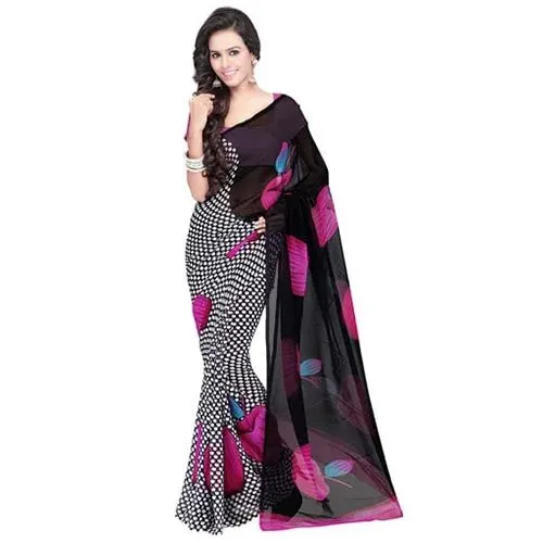 Zesty Georgette Saree