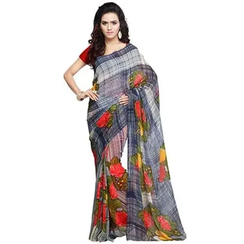 Comfy Georgette Printed Saree