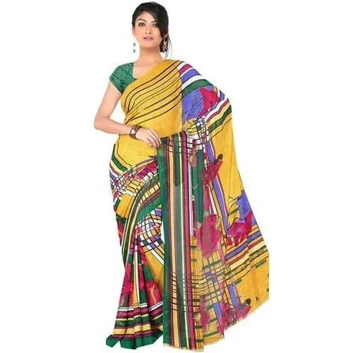 Beaming Grace Chiffon Saree