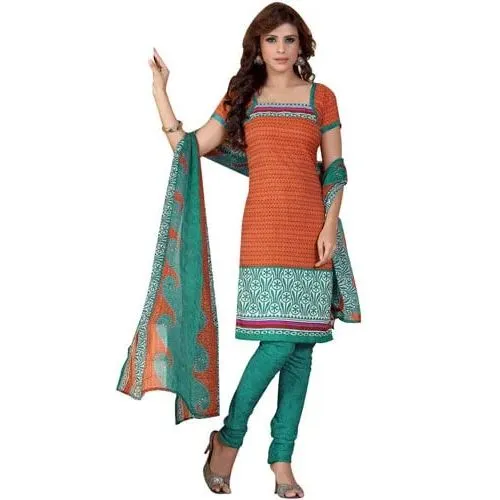 Attractive Chiffon and Crepe Fabric Salwar Suit from Siya