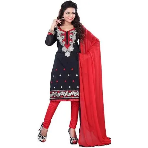 Astonishing Black Colour Cotton Printed Salwar