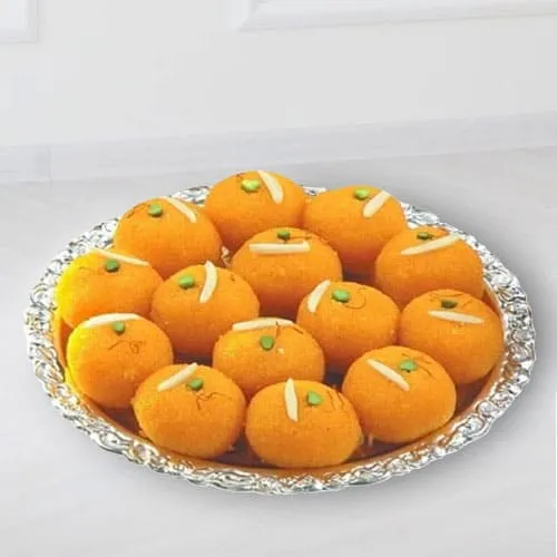 Shop Pure Ghee Motichur Laddu from Haldiram 