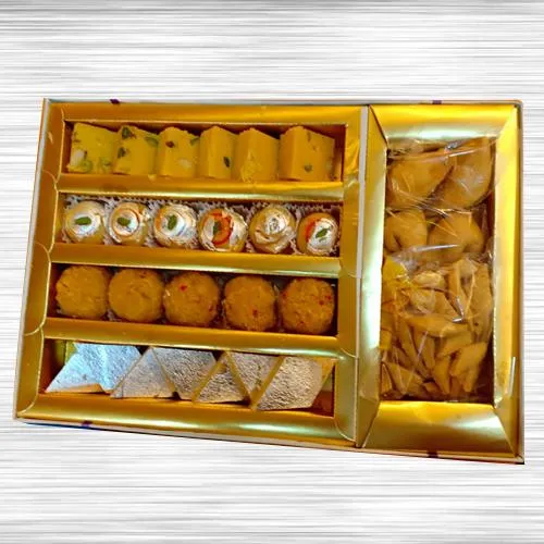 Mouth-Watering Assorted Sweets n Savory Combo Gift