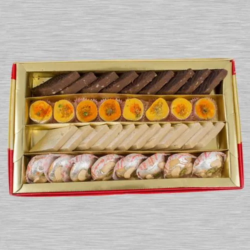 Send Delectable Assorted Sweets Box from Bhikaram