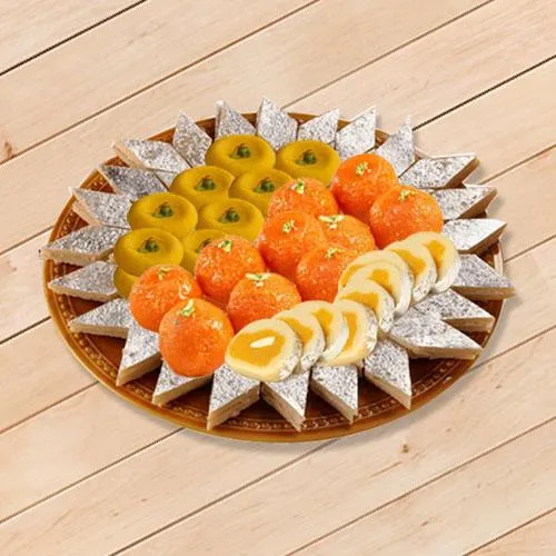 Shop Yummy Sweets Platter from Bhikaram