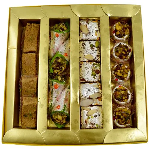 Deliver Best Wishes Mithai Gift Box