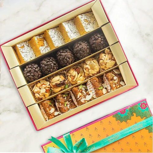 Buy Scrumptious Assorted Sweets Box from Kesar