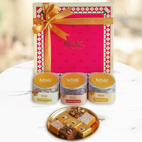 Sending Assorted Sweets N Nuts Delight from Kesar