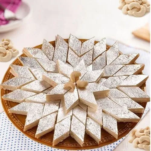 Order Kaju Katli from Haldiram / Reputed Sweets Shop for Mom 