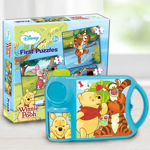 Alluring Disney Winnie the Pooh Toy N Tiffin Combo