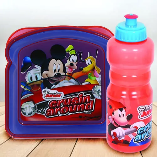 Amazing Disney Mickey Mouse Sipper Bottle n Lunch Box