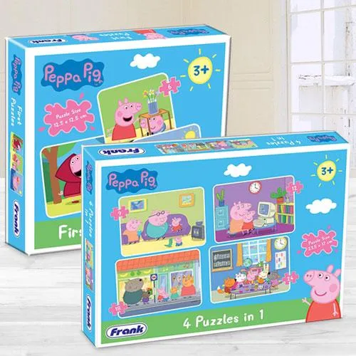 Wonderful Frank Peppa Pig Puzzle Set