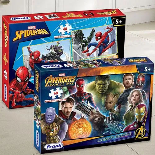 Exciting Frank Marvel Spider-Man N Avengers Infinity War Puzzle Set