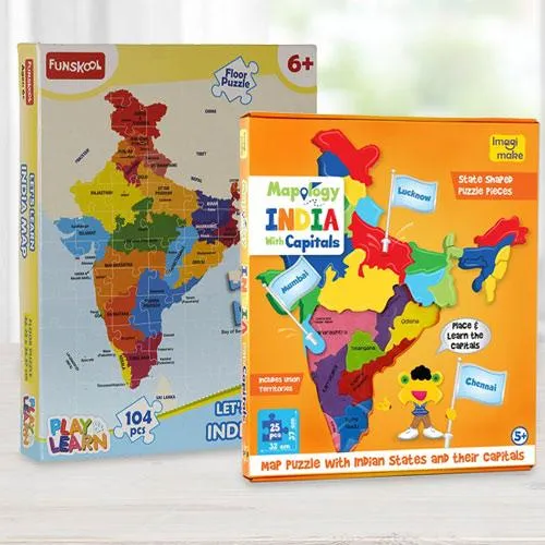 Outstanding Educational Map N Funskool India Map Puzzle Set