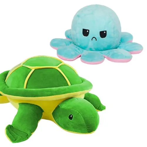 Fancy Combo of Turtle N Octopus Plush Soft Toy