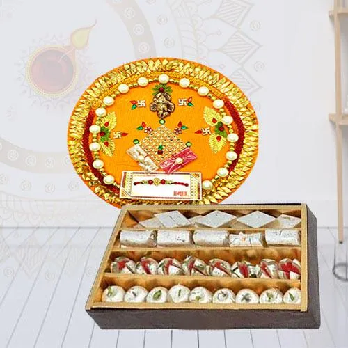 Special Pooja Thali with Assorted Sweets
