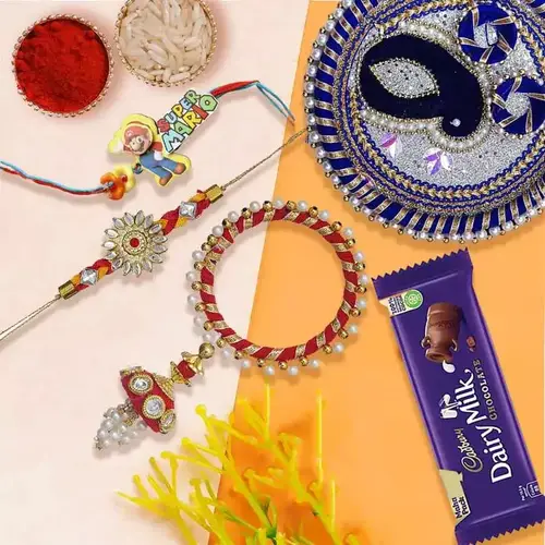 Breathtaking Rakhi Thali Combo