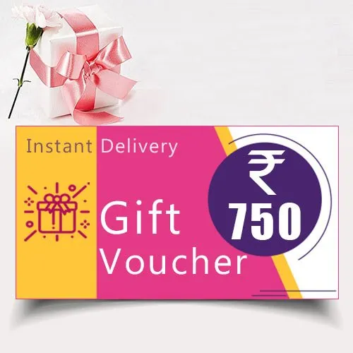 Gift Card worth INR 750 from Gifts-to-India