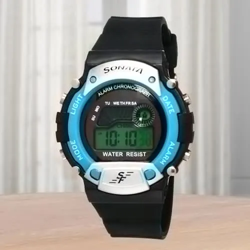 Exclusive Sonata Digital Mens Watch