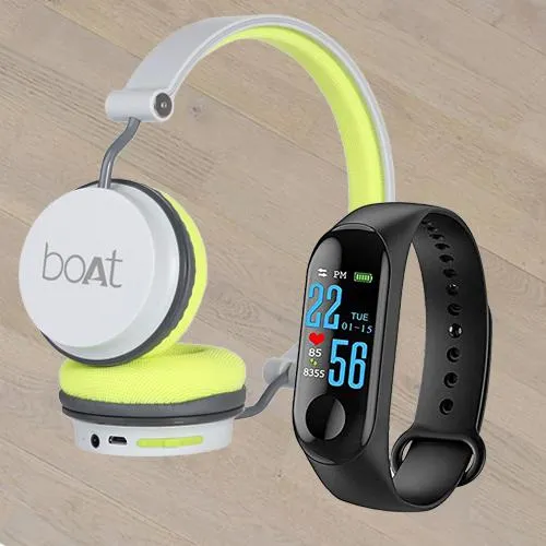 Amazing Smart Watch N Boat On-Ear Headphone