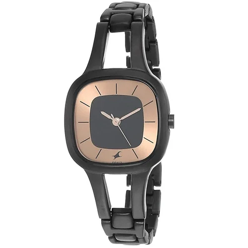 Fabulous  Square Rose Gold Dial Analog Ladies Watch