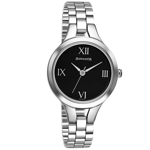 Suave Sonata Analog Black Dial Womens Watch