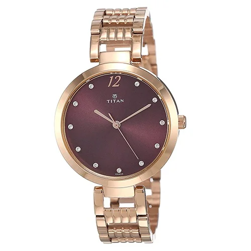 Splendid Titan Sparkle Purple Dial Analog Watch for Women