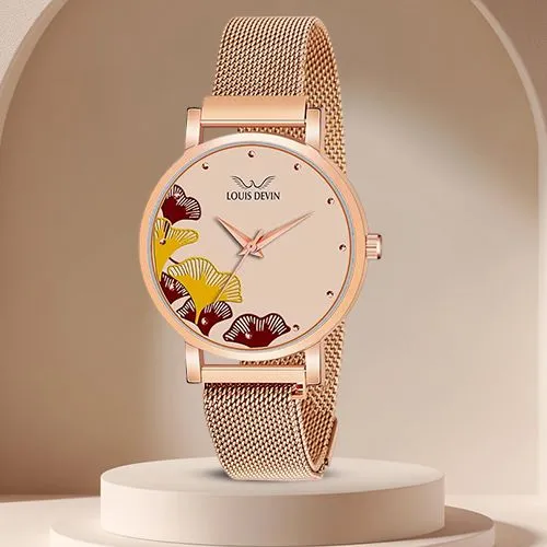 Chic Multi Dial Rose Gold Watch
