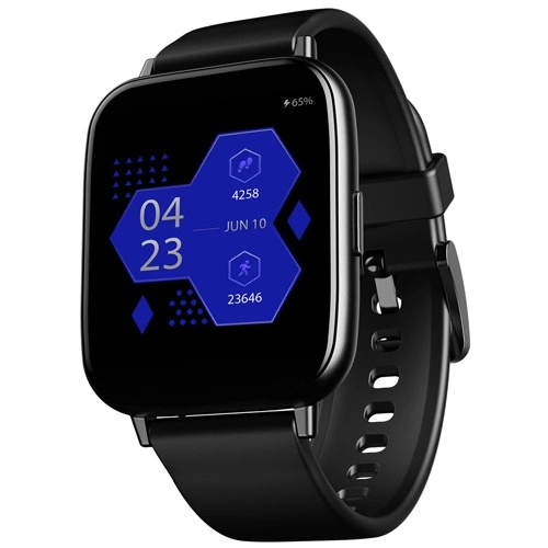 Charming boAt Wave Prime47 Matte Black Bluetooth Smart Watch