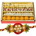 Assorted Sweets with Rakhi