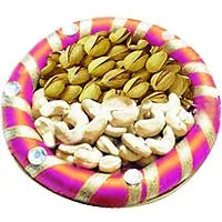 250 grams Cashews  and 250 grams Pistachios