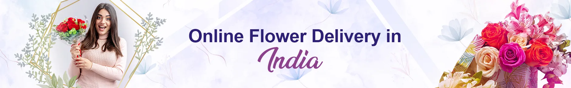 Same Day Flower Delivery in India - Free Delivery