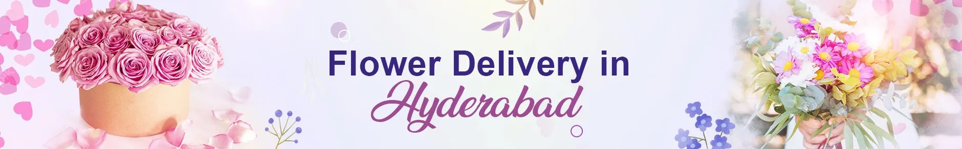 Flower Delivery in Hyderabad | Send Flowers to Agra in 2 hours | Free Delivery