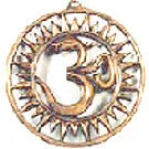 Metallic Om  to India.Send Silver Gifts Items to India.
