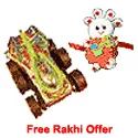 6 WD Super Action Car (Imported) with Free Kids Rakhi, Roli Tilak and  Chawal

