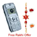 Motorola C117 with a Free Rakhi, Roli Tilka and Chawal 