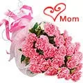 Get Mothers Day Pink Carnations Bouquet 