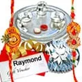 Special Silver Plated Thali Hamper4