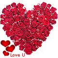 Red Heart Shaped Arrangements 