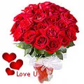 51 Exclusive Red Dutch Roses Bouquet 