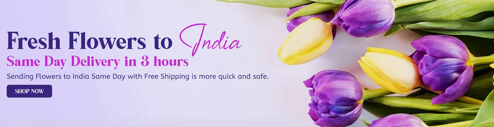 Fresh Flowers To India